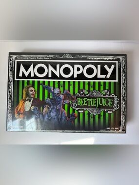 SEALED Monopoly Beetlejuice Edition in ORIGINAL PLASTIC WRAP New USAopoly